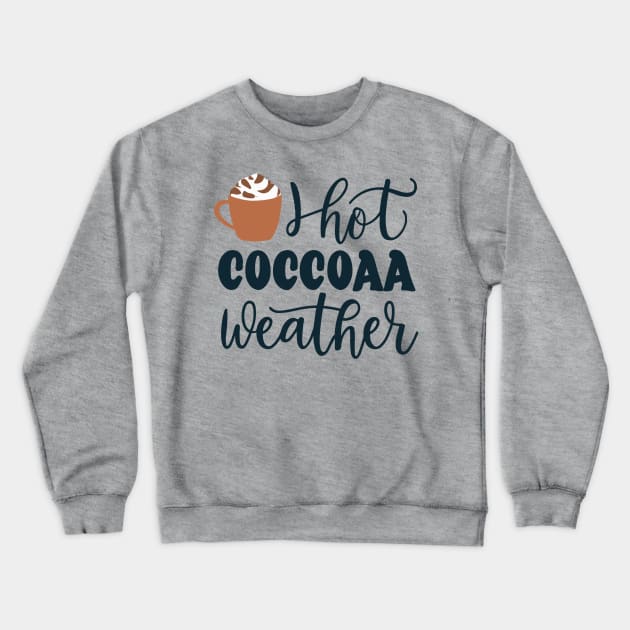 hot cocoa Crewneck Sweatshirt by AOAOCreation